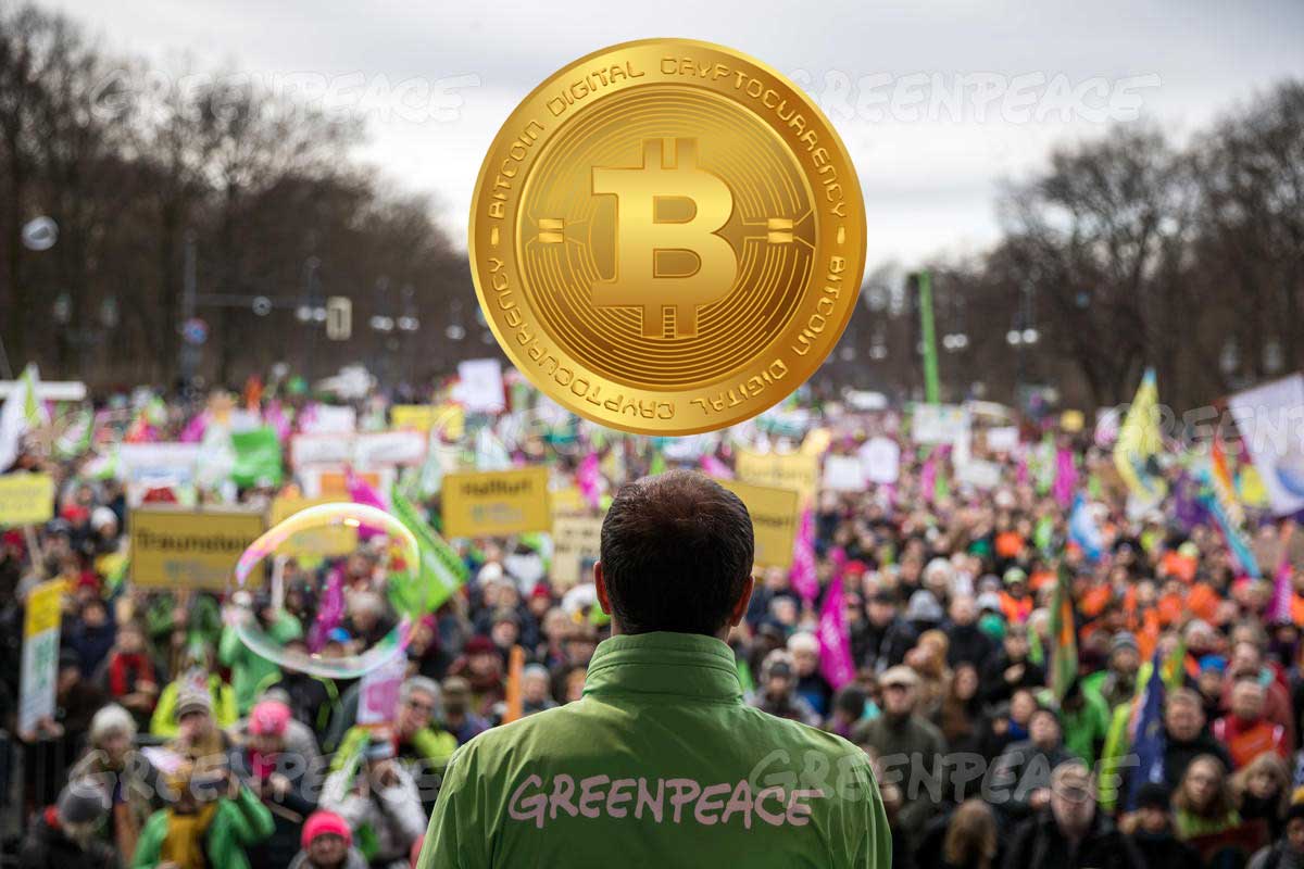 Greenpeace Bitcoin Bagis Almayi Durduruyor