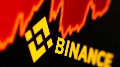 File Photo: Binance Logo And Stock Graph Are Displayed In This Illustration Taken